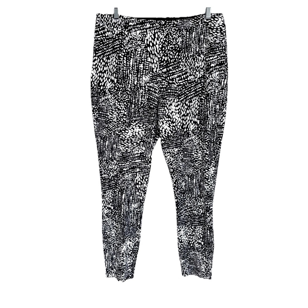 Lysse Black and White Printed Leggings Size XL